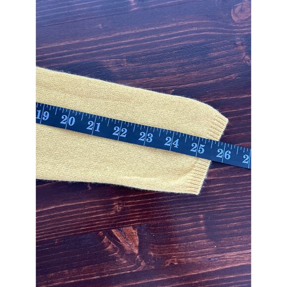 CASHMERE by Charter Club M Golden Yellow Quite Luxury Classic Casual Sweater - Picture 9 of 10